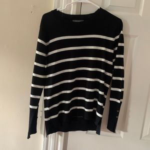 Black and white sweater